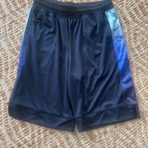 Nike Kids navy Shorts with Blue Gradient